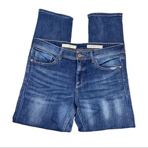 Pilcro and the Letterpress Mid Rise Slim Boyfriend Jeans